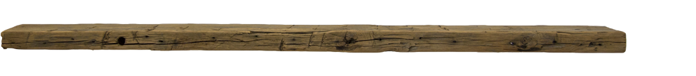 292 - Hand Hewn Mantel - 84 in