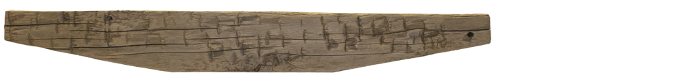 226 - Hand Hewn Mantel - 71 in