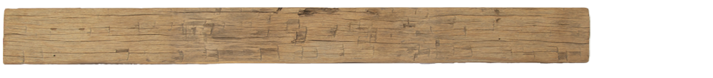 237 - Custom Hand Hewn Mantel - 84 in