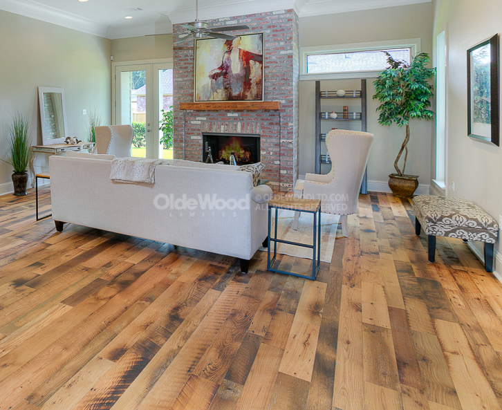 Reclaimed on sale hardwood flooring