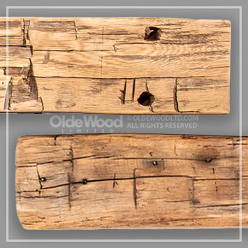 Heavy Hand Hewn Wood Plank